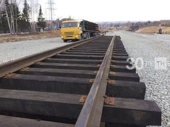 На БКК в Казани началась укладка трамвайных путей