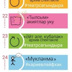 Театр Кариева опубликовал АФИШУ онлайн-мероприятий