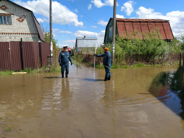 В пос&euml;лке Васильево Зеленодольского района подтоплены 60 садовых участков (ФОТО)