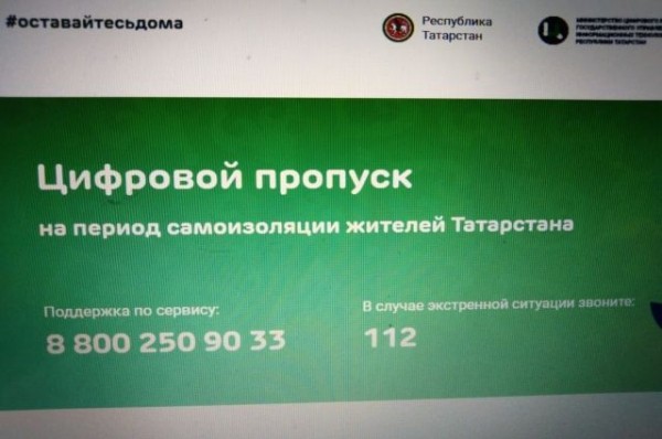 В Татарстане с 12 мая отменят смс-пропуска