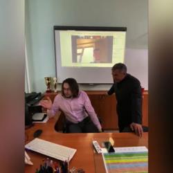Рустам Минниханов проверил, как в казанском лицее организовано дистанционное обучение (ВИДЕО)
