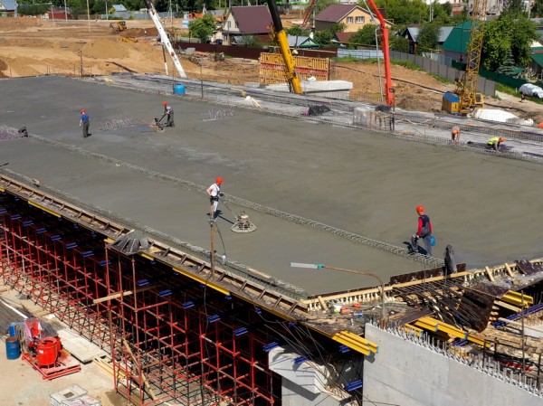 На Большом казанском кольце проложили 100 погонных метров труб ливневой канализации