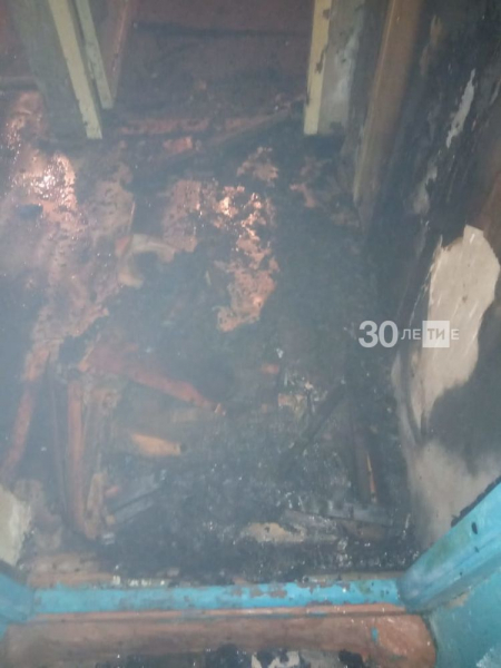 Татарстанец едва не погиб в огне, уснув с непотушенной сигаретой (ФОТО)