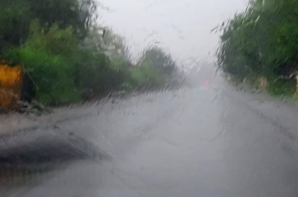 В Казани прошел сильный дождь с градом