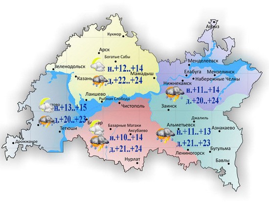 Ночи в Татарстане становятся холоднее