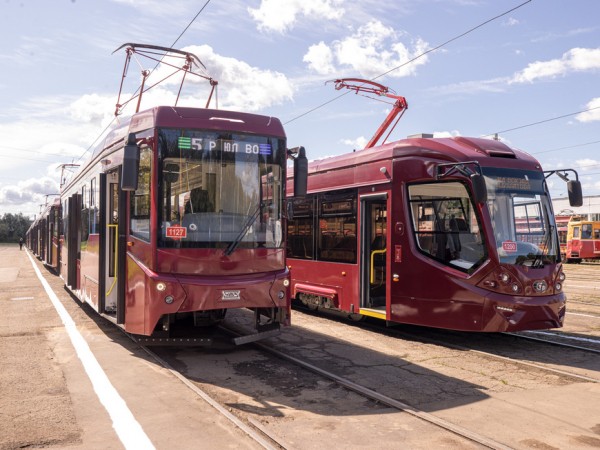 К концу августа на маршрут №5 в Казани выйдут 18 новых трамваев К концу августа на маршрут №5 в Казани выйдут 18 новых трамваев