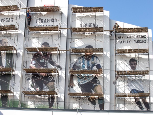 И.Метшин о новом футбольном манеже &laquo;Максат&raquo;: &laquo;Дети будут тренироваться здесь бесплатно&raquo;