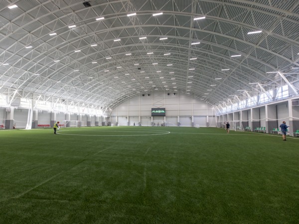 И.Метшин о новом футбольном манеже &laquo;Максат&raquo;: &laquo;Дети будут тренироваться здесь бесплатно&raquo;