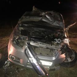 Иномарка вылетела с трассы в Татарстане, водитель в коме (ФОТО)