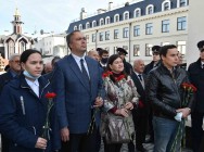 В МВД по Республике Татарстан состоялось открытие сквера и бюста министра внутренних дел ТАССР Салиха Зелялетдиновича Япеева