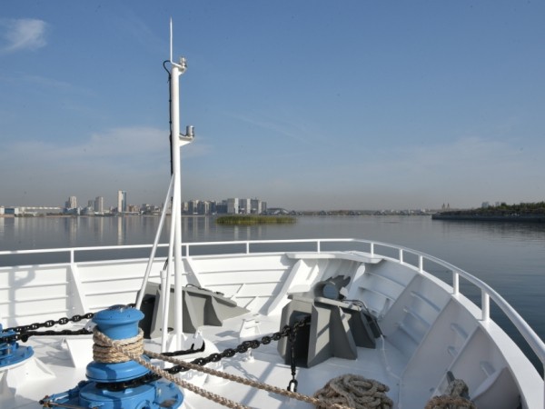 Рустам Минниханов совершил прогулку по Казанке на новом теплоходе &laquo;Чайка-СПГ&raquo;