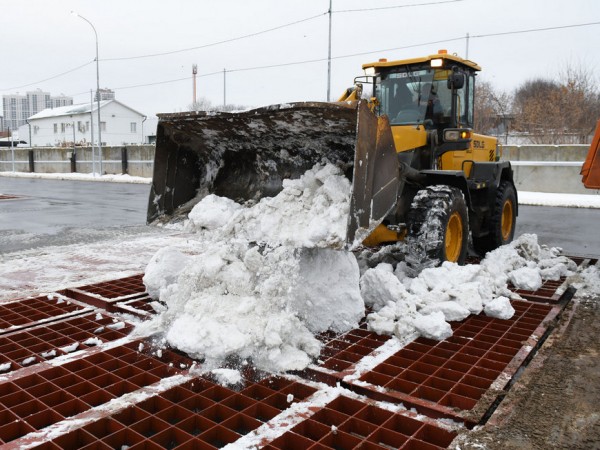 В Казани появился снегоплавильный пункт, способный за сутки утилизировать 300 КАМАЗов снега