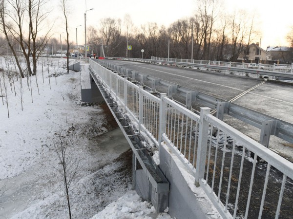 Ильсур Метшин оценил качество нового железобетонного моста через реку Ноксу