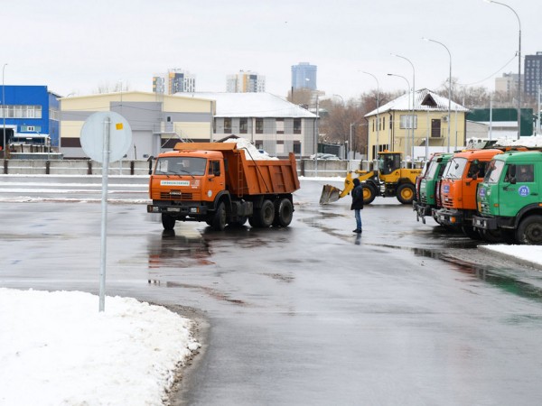 В Казани появился снегоплавильный пункт, способный за сутки утилизировать 300 КАМАЗов снега