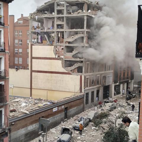 В Мадриде прогремел мощный взрыв (ВИДЕО)