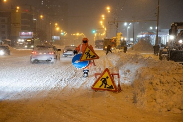 Около 16 тысяч тонн снега вывезли с улиц Казани за сутки