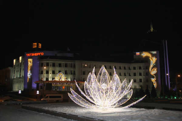 Как украсили Казань к Новому году?