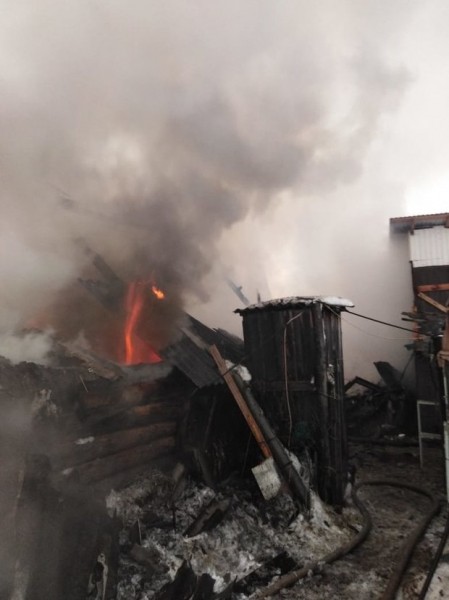 В Татарстане мужчина сгорел при попытке затопить чужую баню (ФОТО)