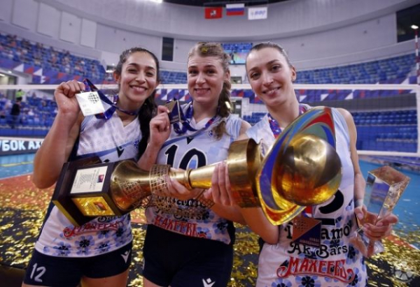 Волейболистки казанского &laquo;Динамо-Ак Барса&raquo; всухую обыграли &laquo;Протон&raquo;