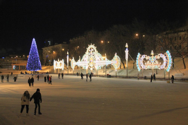 Как украсили Казань к Новому году?