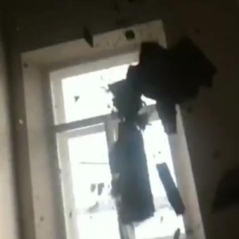 На ВИДЕО сняли, как в аудитории главного здания КФУ обрушился потолок