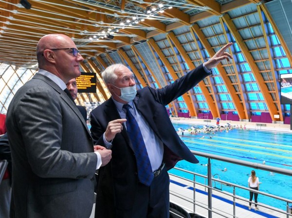 Д.Чернышенко и Р.Минниханов посетили Дворец водных видов спорта и футбольно-регбийный манеж «Искандер» Д.Чернышенко и Р.Минниханов посетили Дворец водных видов спорта и футбольно-регбийный манеж «Искандер»