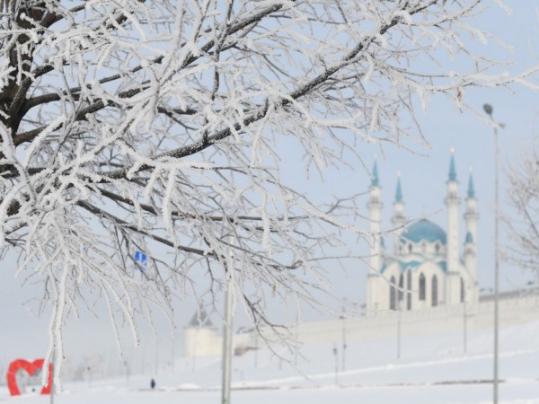 Ночью в Казани столбики термометров опустятся до 28 градусов мороза Ночью в Казани столбики термометров опустятся до 28 градусов мороза