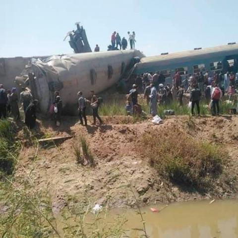 В Египте 32 человека погибли при столкновении поездов