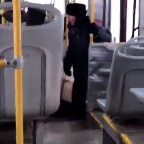 &laquo;Рот закройте, быстро давай плати!&raquo;: в Казани кондуктор нагрубила пенсионеру с тележкой (ВИДЕО)
