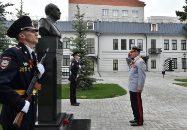 В МВД по Республике Татарстан прошли мероприятия, посвященные празднованию 76-ой годовщины Победы в Великой Отечественной войне