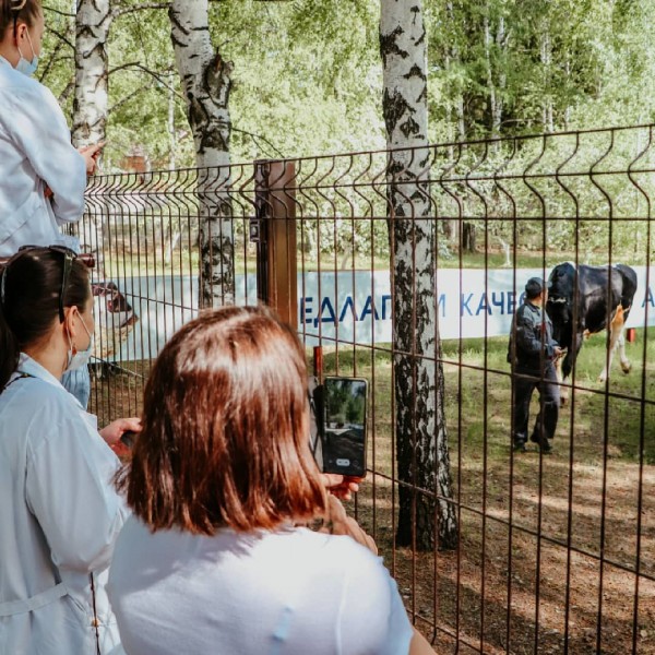 Студенты факультета "Ветеринарная медицина" посетили головное племенное предприятие &ldquo;Элита&rdquo; (ФОТО)