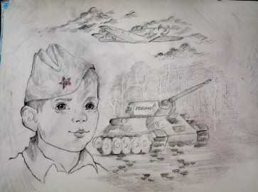 Общественный совет при ОМВД России по Бугульминскому району подвел итоги конкурса детского рисунка &laquo;День  Великой победы глазами детей!&raquo;.