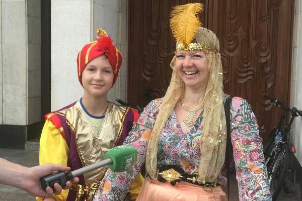 Шахерезады на железных конях в Казани заставили мужчин сворачивать головы