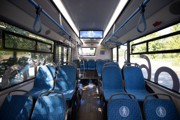 В Казани впервые на маршрут вышел электробус В Казани впервые на маршрут вышел электробус