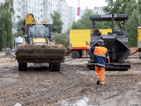 В стиле 60-х: в августе в Казани завершится благоустройство двора по улицам Чуйкова и Мусина