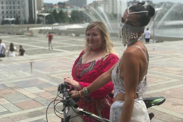 Шахерезады на железных конях в Казани заставили мужчин сворачивать головы