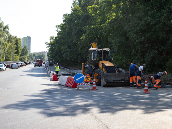 В Казани ремонт дороги по ул.Рауиса Гареева выполнен на 40%