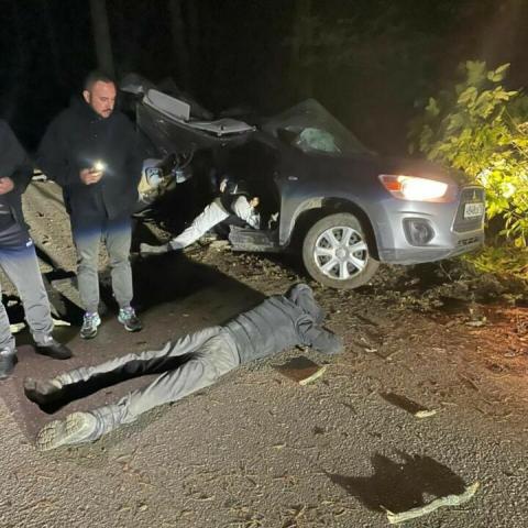 Появилось ВИДЕО с места страшной аварии под Казанью, в которой погиб один человек