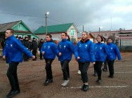 В Елабуге при участи Общественного совета при ОМВД России по Елабужскому району прошел смотр строя и песни среди студенческих отрядов ФОРПОСТ