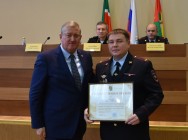 Артем Хохорин представил личному составу заинской полиции нового руководителя