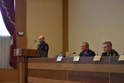 Артем Хохорин представил личному составу заинской полиции нового руководителя