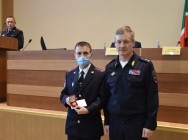 Артем Хохорин представил личному составу заинской полиции нового руководителя