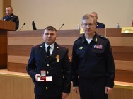 Артем Хохорин представил личному составу заинской полиции нового руководителя