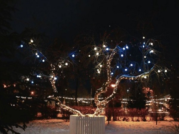 Волшебная яблоня, песня о елочке и световые шары &ndash; Казань готовится встречать 2022 год