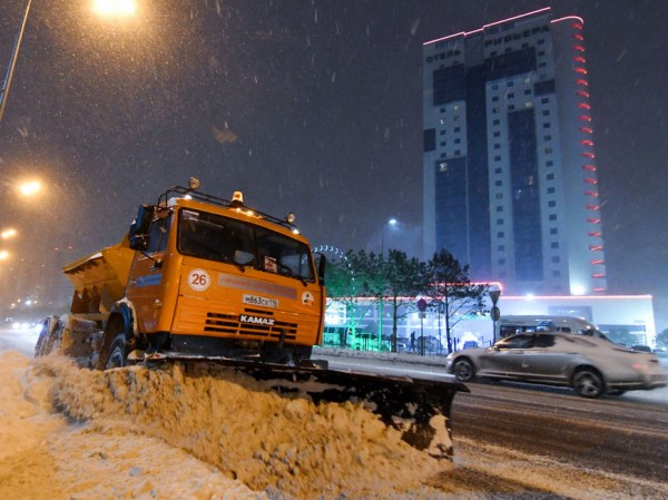 В ночь на 29 декабря на уборку казанских улиц выйдут 321 единица техники и 55 дорожных рабочих