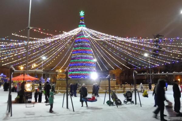 &laquo;Зазаборенные&raquo; елки Казани: вход - через КПП, главное развлечение - еда
