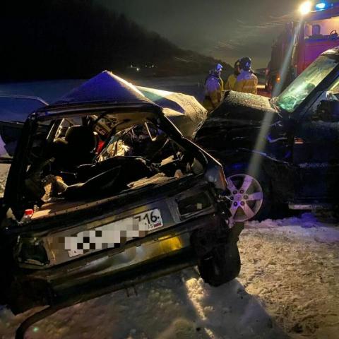 Еще одно смертельное ДТП произошло на трассе Казань - Оренбург