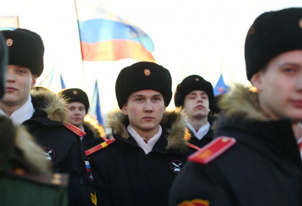 В казанском парке Победы состоялась акция «Крымская весна» В казанском парке Победы состоялась акция «Крымская весна»