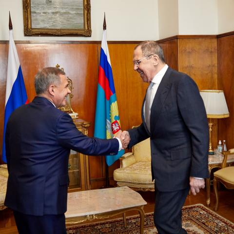 Рустам Минниханов провел встречу с Сергеем Лавровым. О чем говорили? Рустам Минниханов провел встречу с Сергеем Лавровым. О чем говорили?