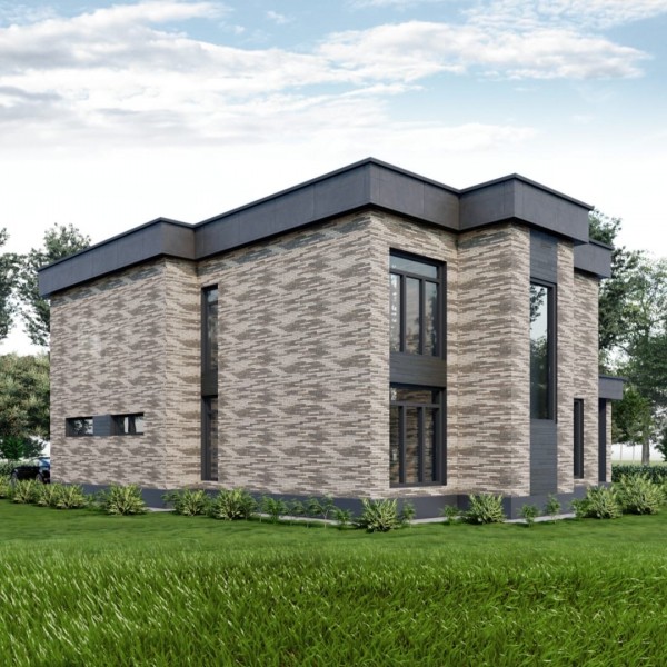 &laquo;Ханский М-318&raquo; &ndash; функциональный и уютный дом с современным дизайном экстерьера